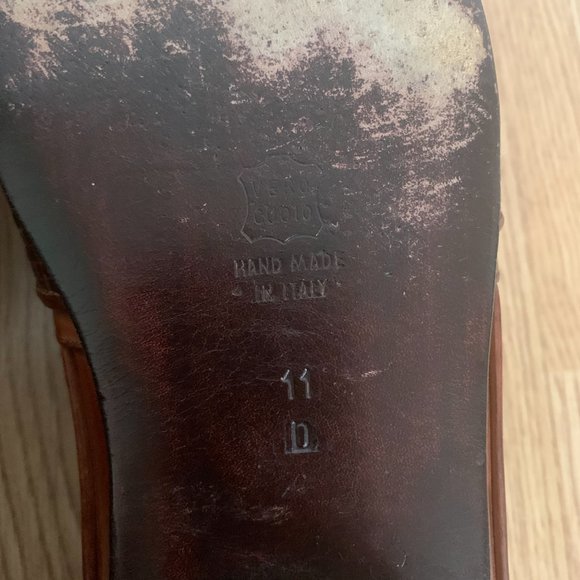 Rare Vintage Romano Martegani Hand Made in Italy Brown Loafers Slip-Ons main image 12